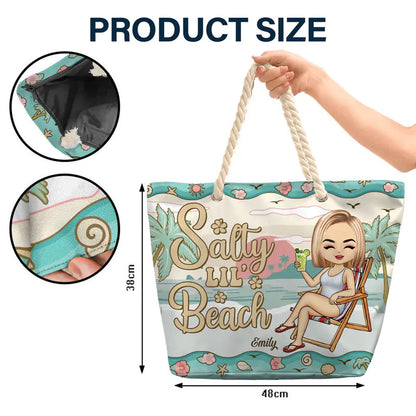 Sac de Plage Personnalisé Élégant – Spacieux, Tendance et Parfait pour l’Été