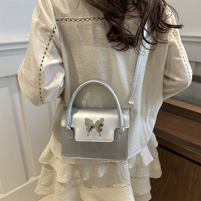 Mini Sac à Main Chic avec Détail Papillon  Élégant Tendance
