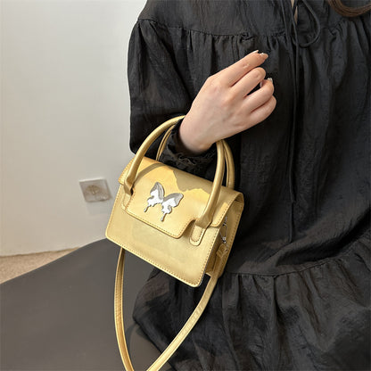 Mini Sac à Main Chic avec Détail Papillon  Élégant Tendance